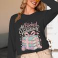 All Booked For Valentines Stacked Books Unisex Long Sleeve T-Shirt