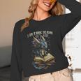 Bookish Quote I Am a Book Dragon Not a Worm Reading Book Unisex Long Sleeve T-Shirt