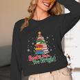 Books Make You Bright Christmas Librarian Book Lover Unisex Long Sleeve T-Shirt Books Make You Bright Christmas Librarian Book Lover Unisex Long Sleeve T-Shirt