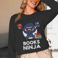 Books Ninja Read Reading Librarian Book Toddler Boys Kids Unisex Long Sleeve T-Shirt Books Ninja Read Reading Librarian Book Toddler Boys Kids Unisex Long Sleeve T-Shirt