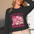 Books Are My Valentine Book Lover Heart Matching Party Unisex Long Sleeve T-Shirt Books Are My Valentine Book Lover Heart Matching Party Unisex Long Sleeve T-Shirt
