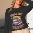 Booktrovert Literature Book Reading Books Reader Unisex Long Sleeve T-Shirt Booktrovert Literature Book Reading Books Reader Unisex Long Sleeve T-Shirt