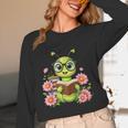 Bookworm Costume Kawaii Reading Worm For World Book Day Unisex Long Sleeve T-Shirt