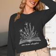 Bookworm One More Chapter Cozy Reader Minimalist Book Lover Unisex Long Sleeve T-Shirt