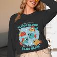 Cartoon Sarcasm Anti-Social Nihilism Introvert Fish Unisex Long Sleeve T-Shirt