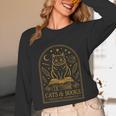 Cats And Books Because People Are Overrated Unisex Long Sleeve T-Shirt Cats And Books Because People Are Overrated Unisex Long Sleeve T-Shirt