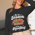 Christmas Book Lover Gingerbread Library Reading Bookaholic Unisex Long Sleeve T-Shirt Christmas Book Lover Gingerbread Library Reading Bookaholic Unisex Long Sleeve T-Shirt