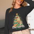 Christmas Books Make You Bright Librarian Teacher Book Lover Unisex Long Sleeve T-Shirt