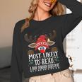 Christmas Matching Most Likely To Read A Book PJS Unisex Long Sleeve T-Shirt Christmas Matching Most Likely To Read A Book PJS Unisex Long Sleeve T-Shirt