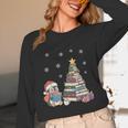 Christmas A Penguin Reading Book Snowflake Cocoa Hot Teacher Unisex Long Sleeve T-Shirt Christmas A Penguin Reading Book Snowflake Cocoa Hot Teacher Unisex Long Sleeve T-Shirt