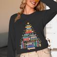 Christmas Tree Made Of Books Librarian Reader Holiday Unisex Long Sleeve T-Shirt Christmas Tree Made Of Books Librarian Reader Holiday Unisex Long Sleeve T-Shirt