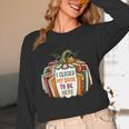 I Closed My Book To Be Here Fall Pumpkin Unisex Long Sleeve T-Shirt