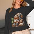 Coffee And Book Reading Accessories For Book Lovers Gnome Unisex Long Sleeve T-Shirt Coffee And Book Reading Accessories For Book Lovers Gnome Unisex Long Sleeve T-Shirt