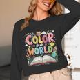 Color Our World Book Reading Program 2026 Summer Unisex Long Sleeve T-Shirt