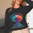 Color Our World Summer Reading 2025 Tree Book Lover Camping Unisex Long Sleeve T-Shirt Color Our World Summer Reading 2025 Tree Book Lover Camping Unisex Long Sleeve T-Shirt