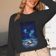 Cosmic Botanical Book Lover Reading Unisex Long Sleeve T-Shirt