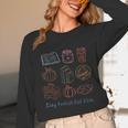 Cozy Bookish Fall Vibes Pumpkin Latte Books Autumn Reading Unisex Long Sleeve T-Shirt Cozy Bookish Fall Vibes Pumpkin Latte Books Autumn Reading Unisex Long Sleeve T-Shirt