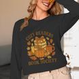 Cozy Readers Book Society Vintage Fall Books & Pumpkin Unisex Long Sleeve T-Shirt