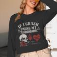 If I Crash Pause My Audiobook Lovers Dark Romance Spicy Book Unisex Long Sleeve T-Shirt If I Crash Pause My Audiobook Lovers Dark Romance Spicy Book Unisex Long Sleeve T-Shirt