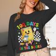 Cute 100 Days In The Books Groovy Boy Girl Teacher Unisex Long Sleeve T-Shirt