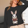 Cute Bookworm Bunny Reading For Kids And Teachers Unisex Long Sleeve T-Shirt Cute Bookworm Bunny Reading For Kids And Teachers Unisex Long Sleeve T-Shirt