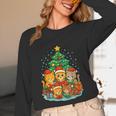 Cute Cats Reading Books Christmas Tree Unisex Long Sleeve T-Shirt Cute Cats Reading Books Christmas Tree Unisex Long Sleeve T-Shirt