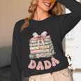 Dada Book First Chapter Birthday Family Matching Party Unisex Long Sleeve T-Shirt