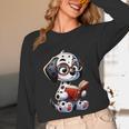 Dalmatian Reading a Book Dog Unisex Long Sleeve T-Shirt Dalmatian Reading a Book Dog Unisex Long Sleeve T-Shirt