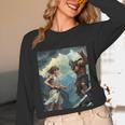 David And Goliath Bible Book Of Samuel King David Comic Unisex Long Sleeve T-Shirt