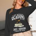 Day Without Reading Read Librarian Book Men Women Kids Unisex Long Sleeve T-Shirt