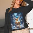 Deer Reads Book Women Girls Reindeer Unisex Long Sleeve T-Shirt