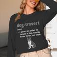 Dog-Trovert Boston Terrier Humor Definition Introvert Unisex Long Sleeve T-Shirt Dog-Trovert Boston Terrier Humor Definition Introvert Unisex Long Sleeve T-Shirt