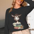 Donkey Reading Book Read Books Be Kind Stay Weird Librarian Unisex Long Sleeve T-Shirt Donkey Reading Book Read Books Be Kind Stay Weird Librarian Unisex Long Sleeve T-Shirt