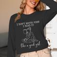 I Don't Watch Porn I Read It Like A Good Girl Reading Book Unisex Long Sleeve T-Shirt