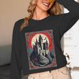 Dracula's Castle Book Cover Illustration Unisex Long Sleeve T-Shirt