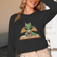 Dragon Reading Book Bookworm Unisex Long Sleeve T-Shirt