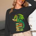 Dragon Reading Books Matching Bookworm Readers Librarian Unisex Long Sleeve T-Shirt Dragon Reading Books Matching Bookworm Readers Librarian Unisex Long Sleeve T-Shirt