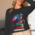 Dragons And Books Dragonworm Book Lover Reading Unisex Long Sleeve T-Shirt