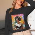Educated Afro Girl Reading Book Lover History Month Unisex Long Sleeve T-Shirt Educated Afro Girl Reading Book Lover History Month Unisex Long Sleeve T-Shirt