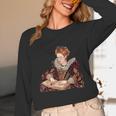 Elizabeth I Reading A Book Unisex Long Sleeve T-Shirt