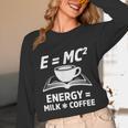 EMC2 Energy Milk x Coffee Science Book Math Lover Unisex Long Sleeve T-Shirt EMC2 Energy Milk x Coffee Science Book Math Lover Unisex Long Sleeve T-Shirt