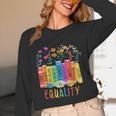 Equality Book LGBTQ Wildflowers Equal Rights Gay Kindness Unisex Long Sleeve T-Shirt Equality Book LGBTQ Wildflowers Equal Rights Gay Kindness Unisex Long Sleeve T-Shirt