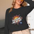 Explosions Are My Art Comic Book Boom Unisex Long Sleeve T-Shirt
