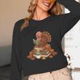 Fall Book Vintage Turkey Thanksgiving Reading Book Lovers Unisex Long Sleeve T-Shirt Fall Book Vintage Turkey Thanksgiving Reading Book Lovers Unisex Long Sleeve T-Shirt