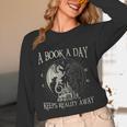Fantasy Book Club Dragon Reader Book A Day Keep Reality Away Unisex Long Sleeve T-Shirt