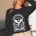 Fantasy Drama Tragedy Dragon Book Magic Gothic Moon Phases Unisex Long Sleeve T-Shirt Fantasy Drama Tragedy Dragon Book Magic Gothic Moon Phases Unisex Long Sleeve T-Shirt