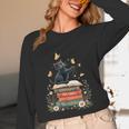 Fantasy Drama Tragedy Reading Lover Book Cat Humor Unisex Long Sleeve T-Shirt Fantasy Drama Tragedy Reading Lover Book Cat Humor Unisex Long Sleeve T-Shirt