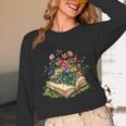Floral Book Bloom Wildflowers Literature Nature Fantasy Unisex Long Sleeve T-Shirt Floral Book Bloom Wildflowers Literature Nature Fantasy Unisex Long Sleeve T-Shirt