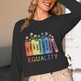 Floral Book Equality Human Rights Social Justice Peace Love Unisex Long Sleeve T-Shirt Floral Book Equality Human Rights Social Justice Peace Love Unisex Long Sleeve T-Shirt