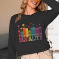 Floral Flower Book Equality Human Rights Women's Rights Unisex Long Sleeve T-Shirt